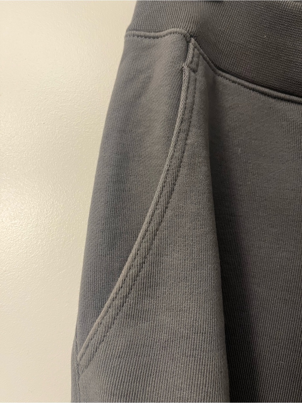 Tibi Gray Elastic-Waist Ankle-Tie Sweatpants - Picture 4 of 4